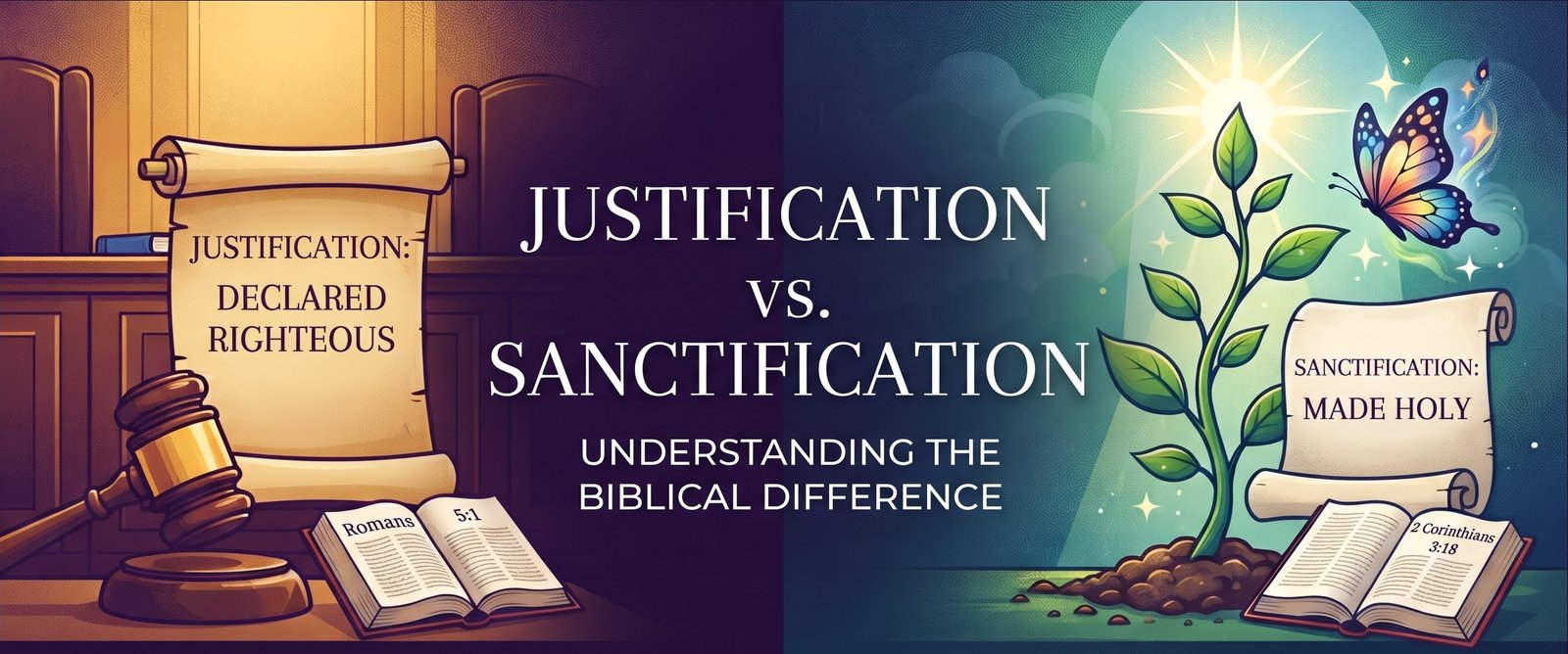 You are currently viewing Justification vs. Sanctification: Understanding the Biblical Difference